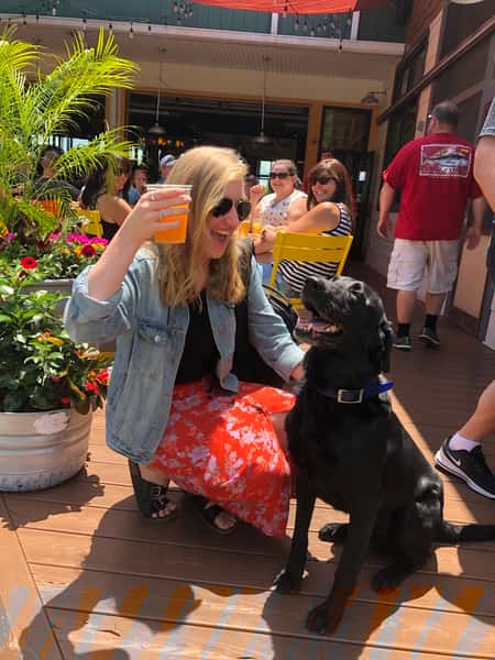 Dog friendly patio