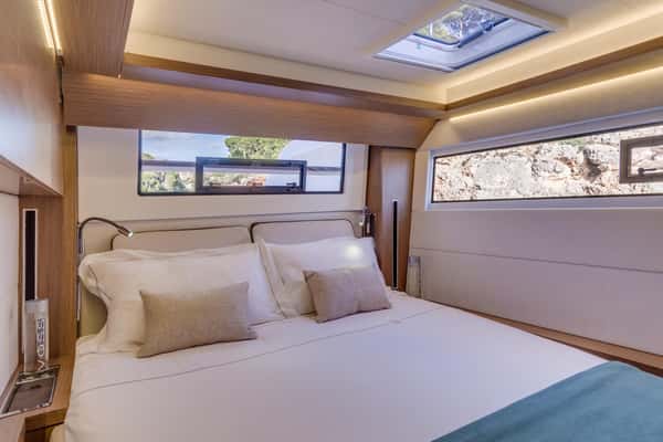 Spacious sleeping arrangements
