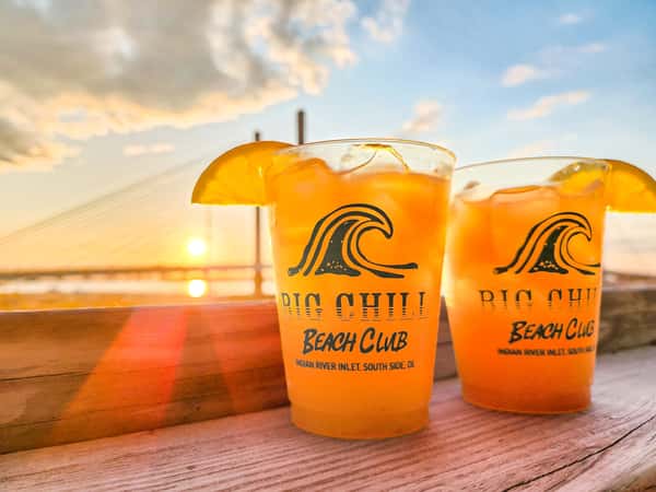 Orange Crush Sunset cocktails