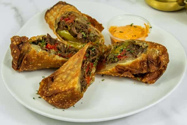 Philly Cheese Eggrolls