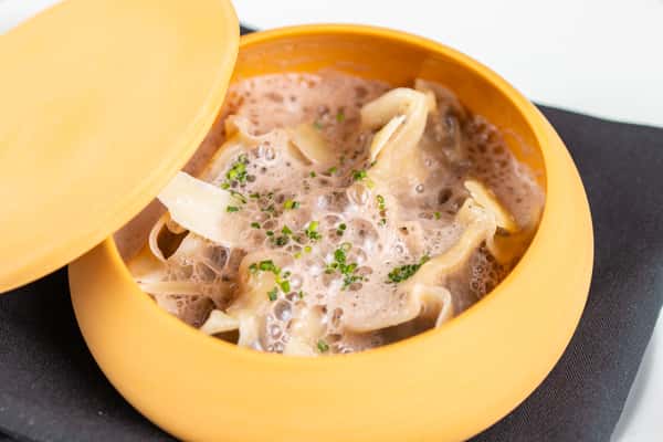 Mushroom ravioli