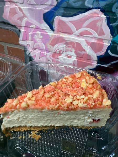 Strawberry Crunch cheesecake