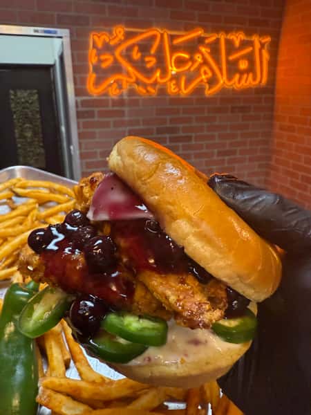 Blueberry Chicken Sandwich