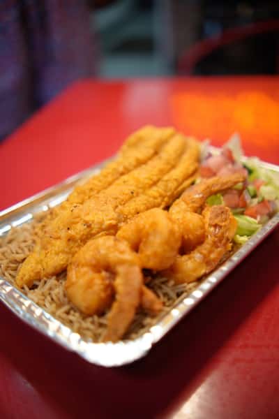 Seafood Platter (1pc Fish 4pc Shrimp)