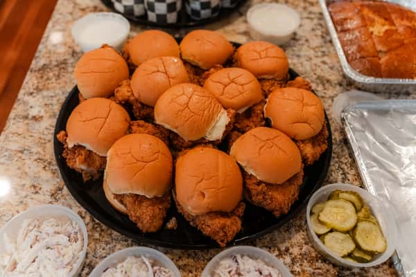Chicken sandwich platter