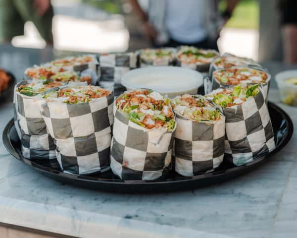 Sandwich wrap platter