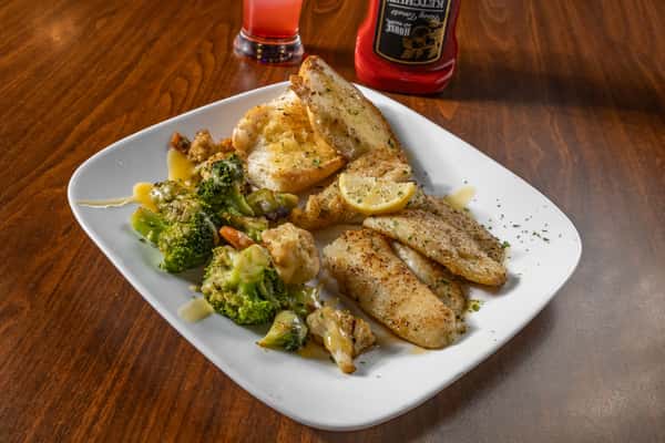 Pick 2 Flounder w Shrimp