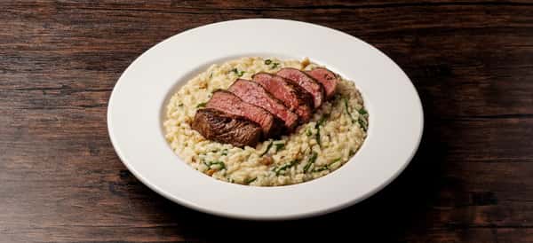 Bistecca con Risotto al Gorgonzola