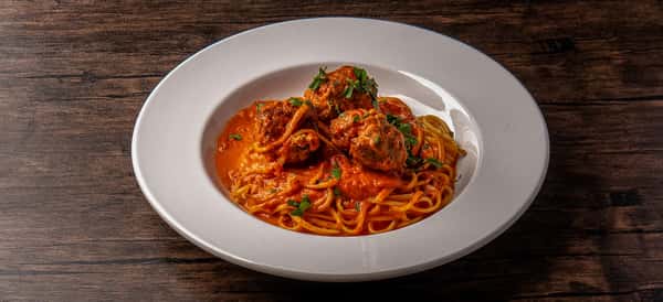 Linguini Nonna & 3 Meatballs
