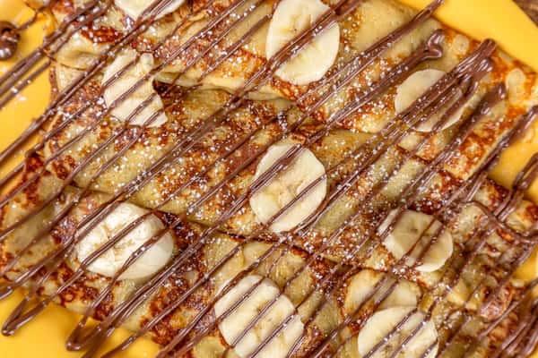 Banana Nutella Crepes