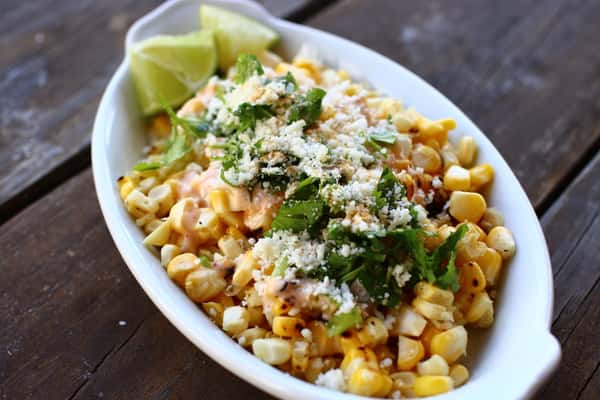 Esquites (Corn off the cob)