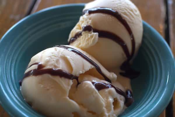 Ice Cream w/ Choc Sauce
