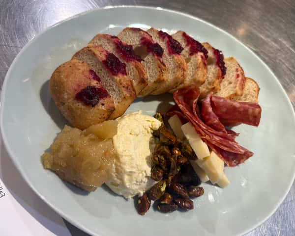 Seasonal Bread and Cheese Plate