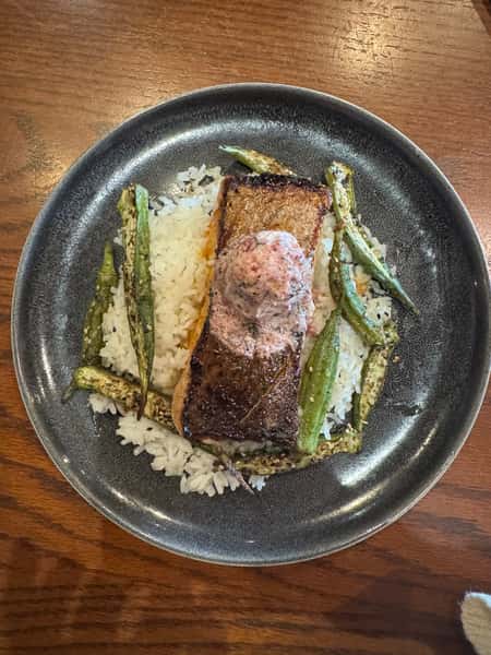 Honey-Miso Glazed Arctic Salmon