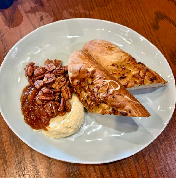 Seasonal Bread and Cheese Plate
