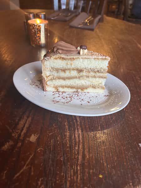 Bourbon Latte Cake Slice