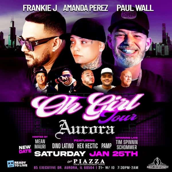 🔥 Oh Girl Tour FT. Paul Wall, Frankie J, & Amanda Perez