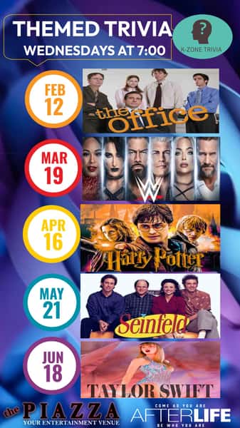 THEMED TRIVIA NIGHT - WWE Trivia at The Piazza