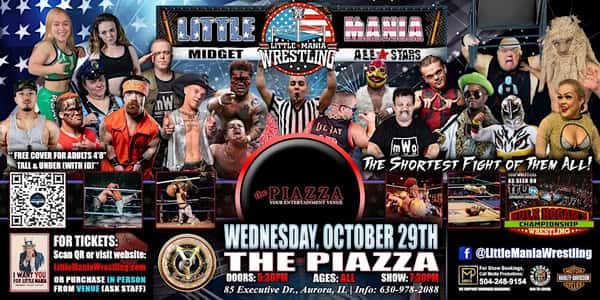 Live! Mini Wrestling ALL*STARS @ The Piazza in Aurora, IL