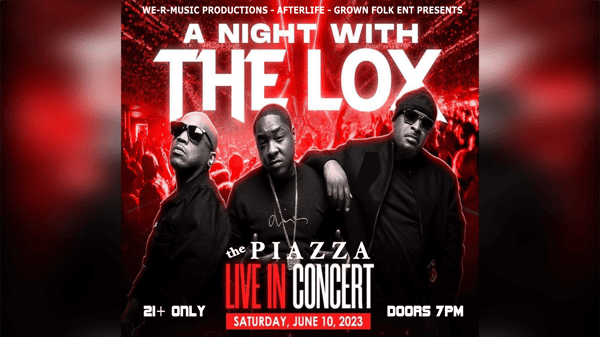 THE LOX (Grammy award winning artist) Live at the PIAZZA