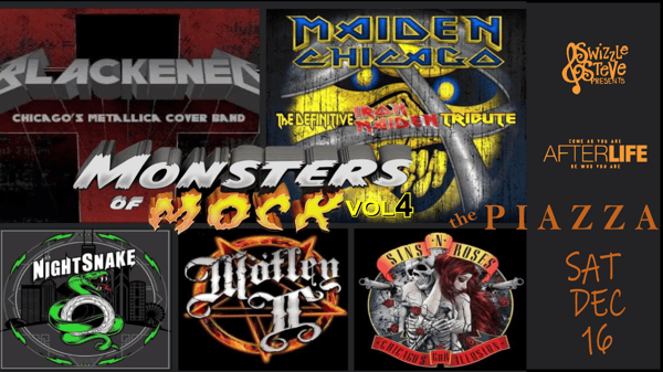 MONSTERS OF MOCK - Tributes to Metallica, Guns n Roses, Motley Crue, and  more!! - the PIAZZA - Live Music Venue!