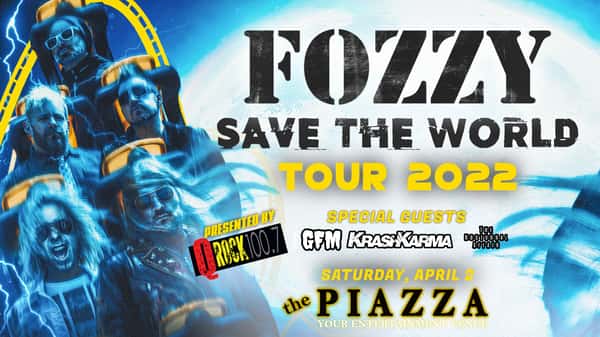 Fozzy - Save the World Tour at the PIAZZA | Aurora, IL