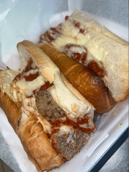 Meatball Parmigiana Sub