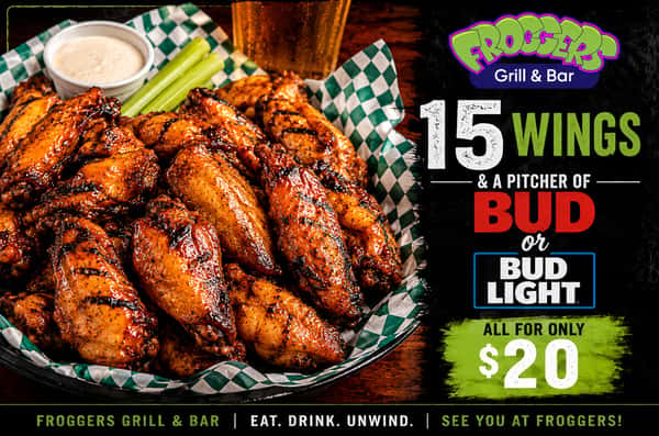 15 Wings & Pitcher