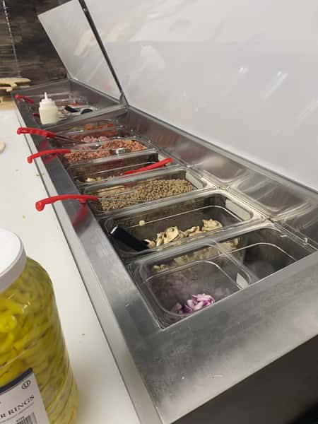 toppings counter