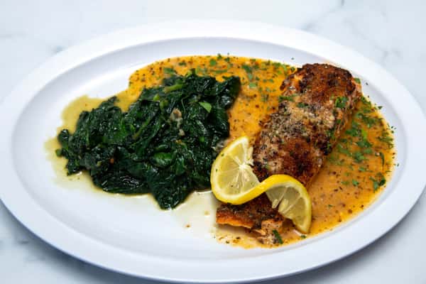 Salmon Oreganata