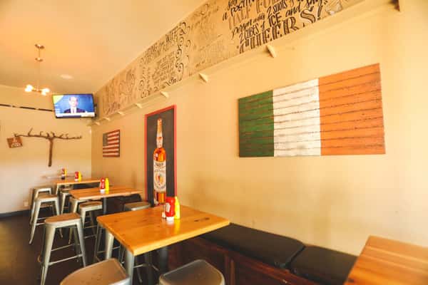 irish flag wall