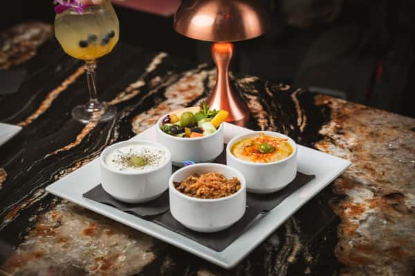 Mezze Trio plate