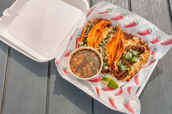 Quesabirria Taco Plate