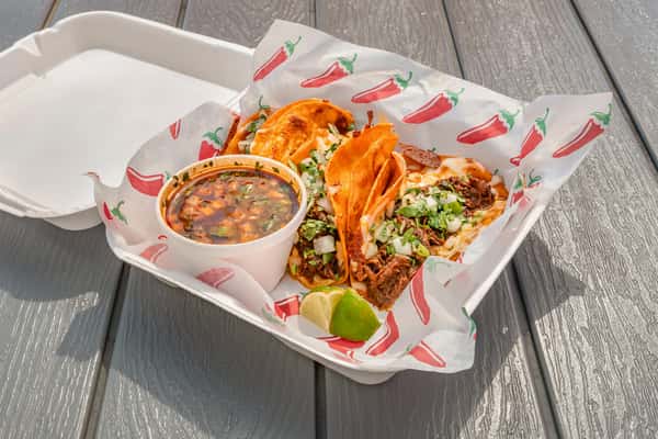 Quesabirria Taco Plate