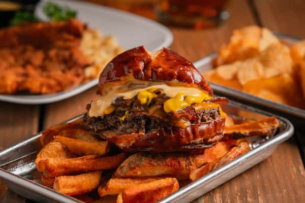 Pretzel Burger