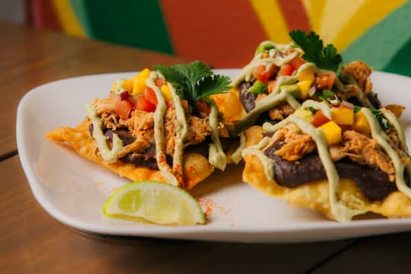 Chicken Tostadas
