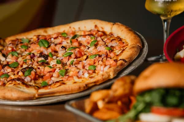 Chicken Bruschetta Pizza