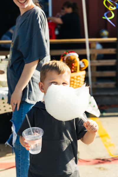 Child with Cotton Candy