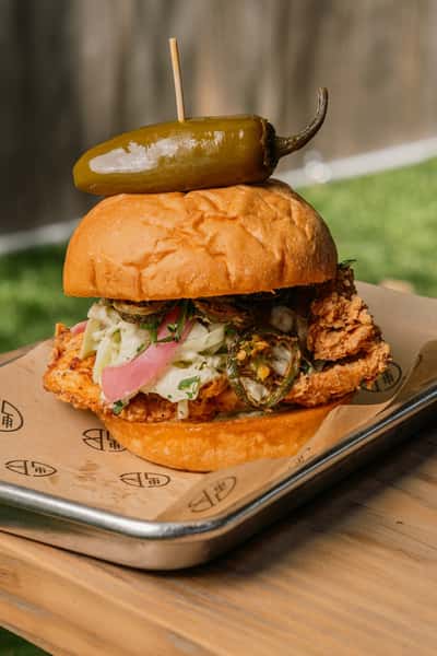 Jalapeno Ranch Crispy Chicken Sandwich