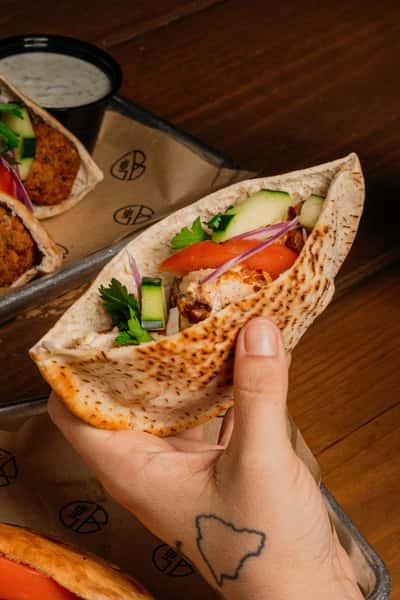 Chicken Souvlaki Pita Pocket