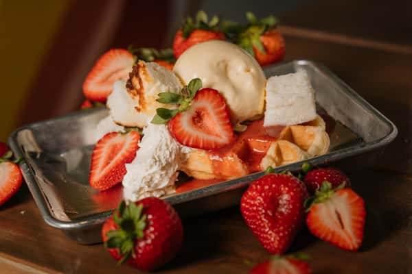 Strawberry Shortcake Waffle
