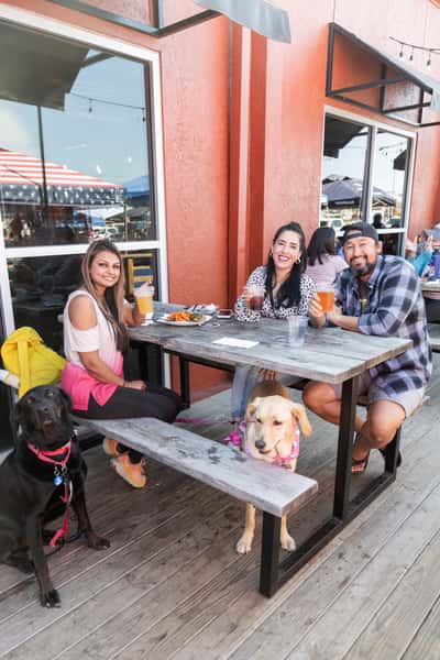 guests outdoor on the patio