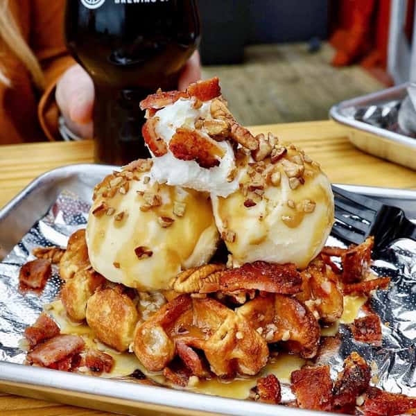 Belgian Waffle A La Mode