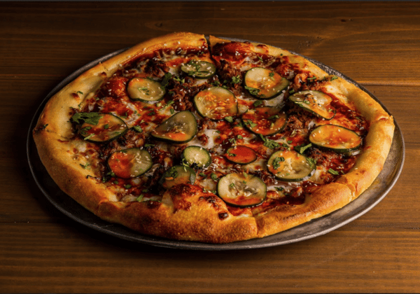 Asian Brisket Pizza