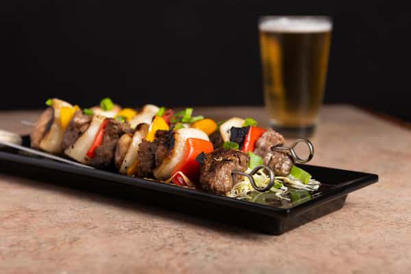 Filet Mignon Kabob Menu Way Point Saloon American Restaurant in