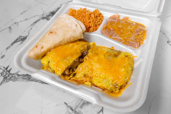 Steak Egg N Cheese Omelet