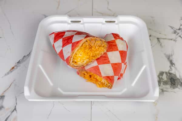 Rice, Beans & Cheese Burrito