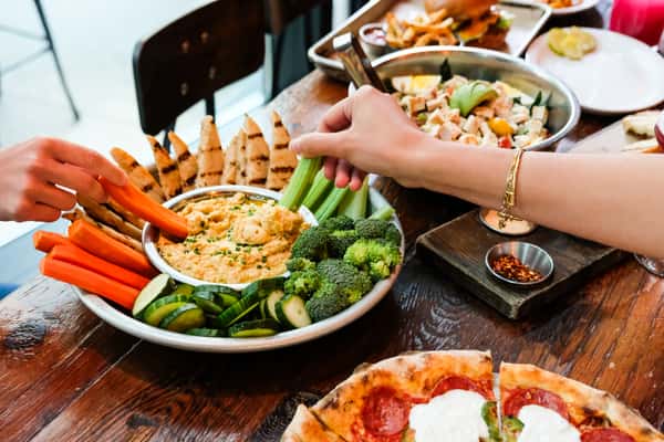 Grabbing Food