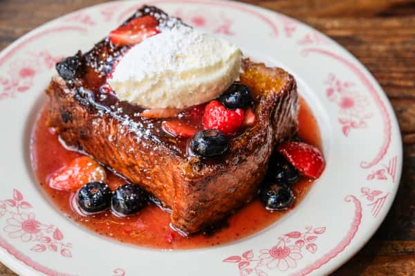 Peaches & Cream French Toast
