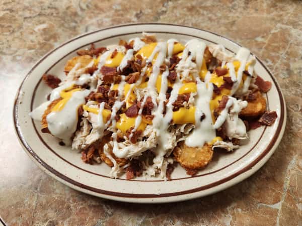 Chicken Bacon Ranch Tot-chos